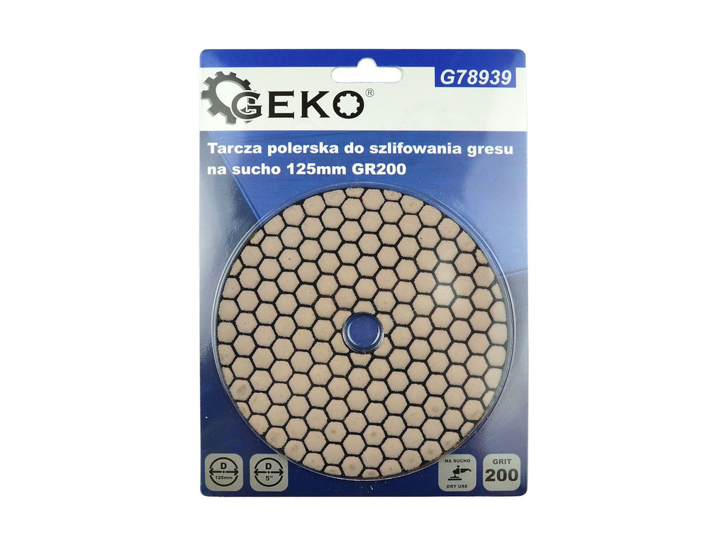 Diamond Dry Polishing Pad 125mm G200