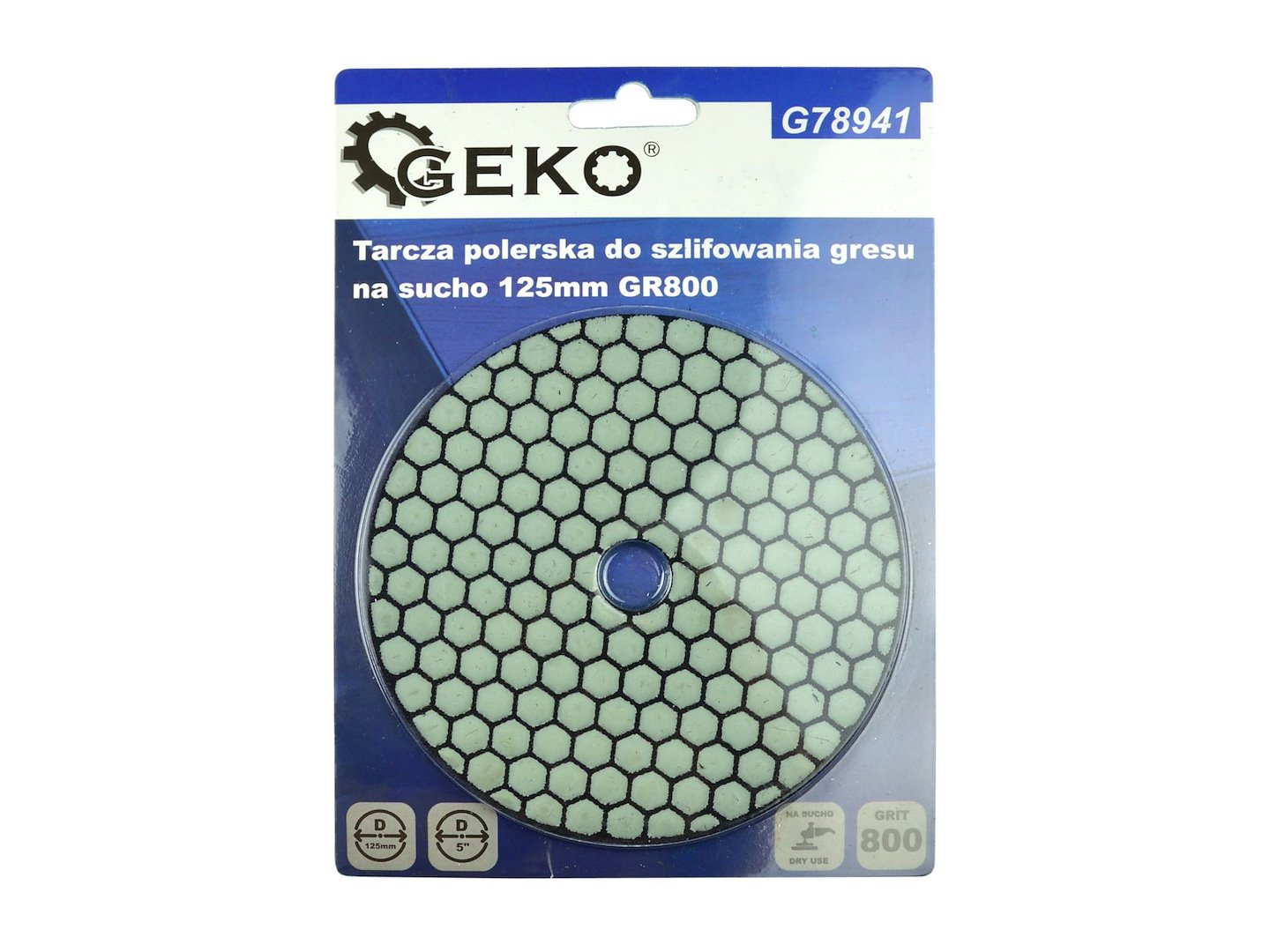 Diamond Dry Polishing Pad 125mm G800