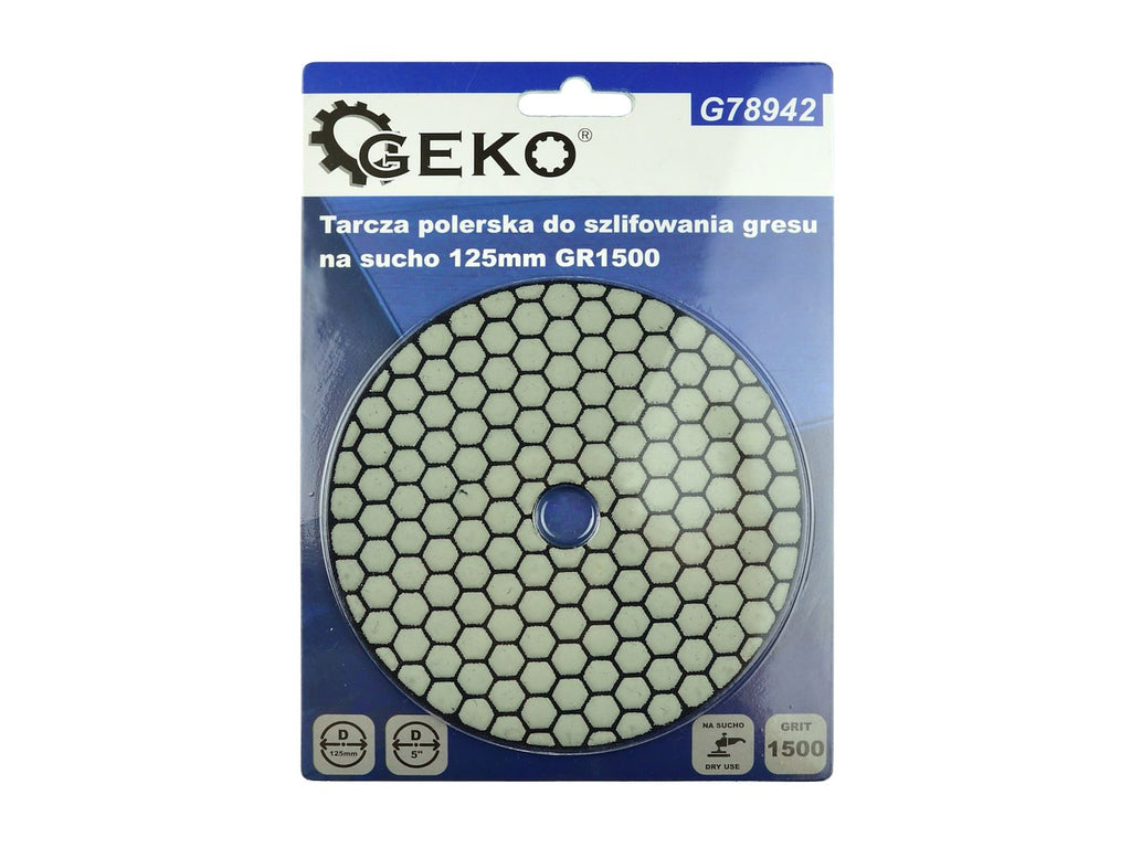 Diamond Dry Polishing Pad 125mm G1500