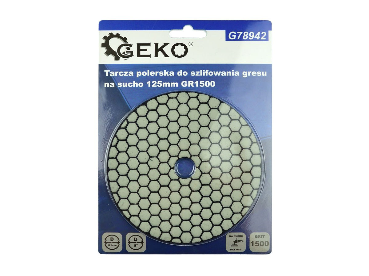 Diamond Dry Polishing Pad 125mm G1500