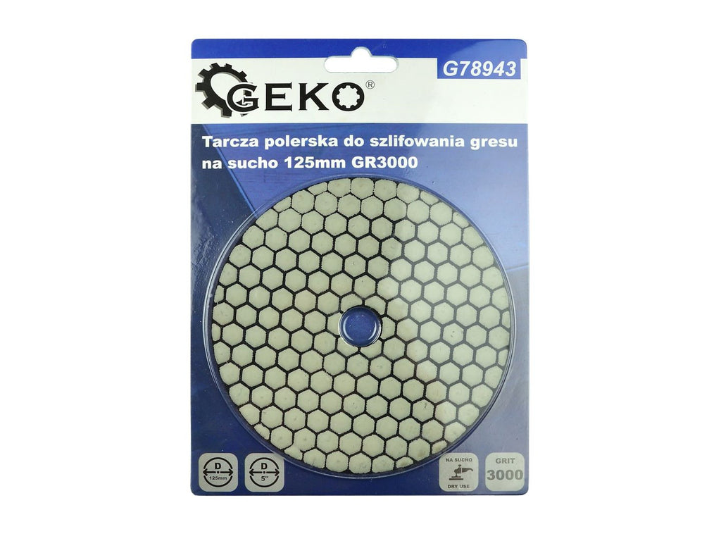 Diamond Dry Polishing Pad 125mm G3000
