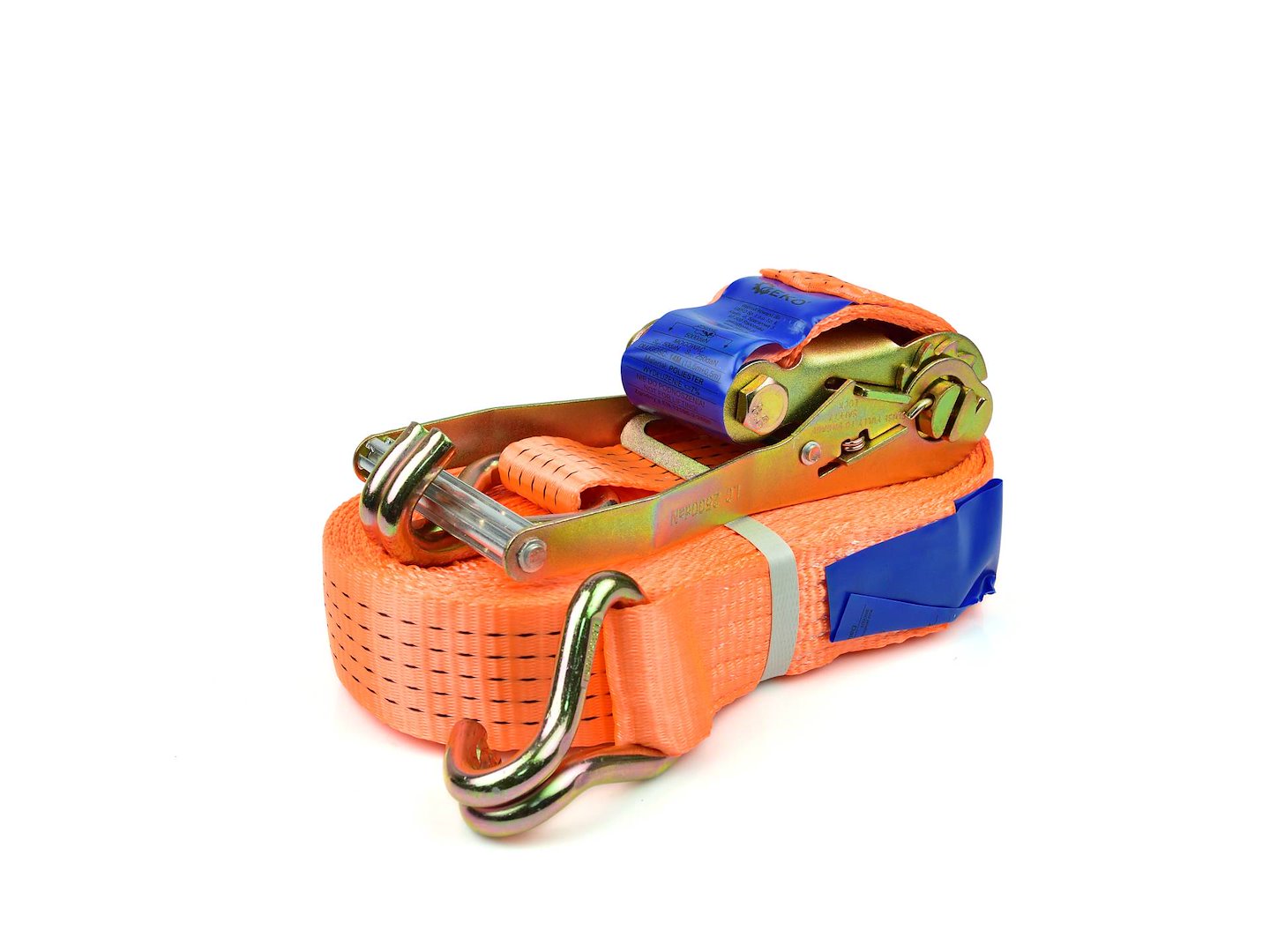 Ratchet Tie-Down Strap with J Hooks 16m / 5T / 50mm