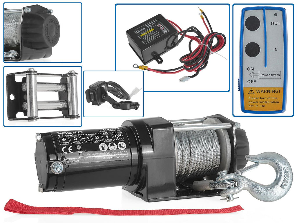 12V Electric Winch 2500LB