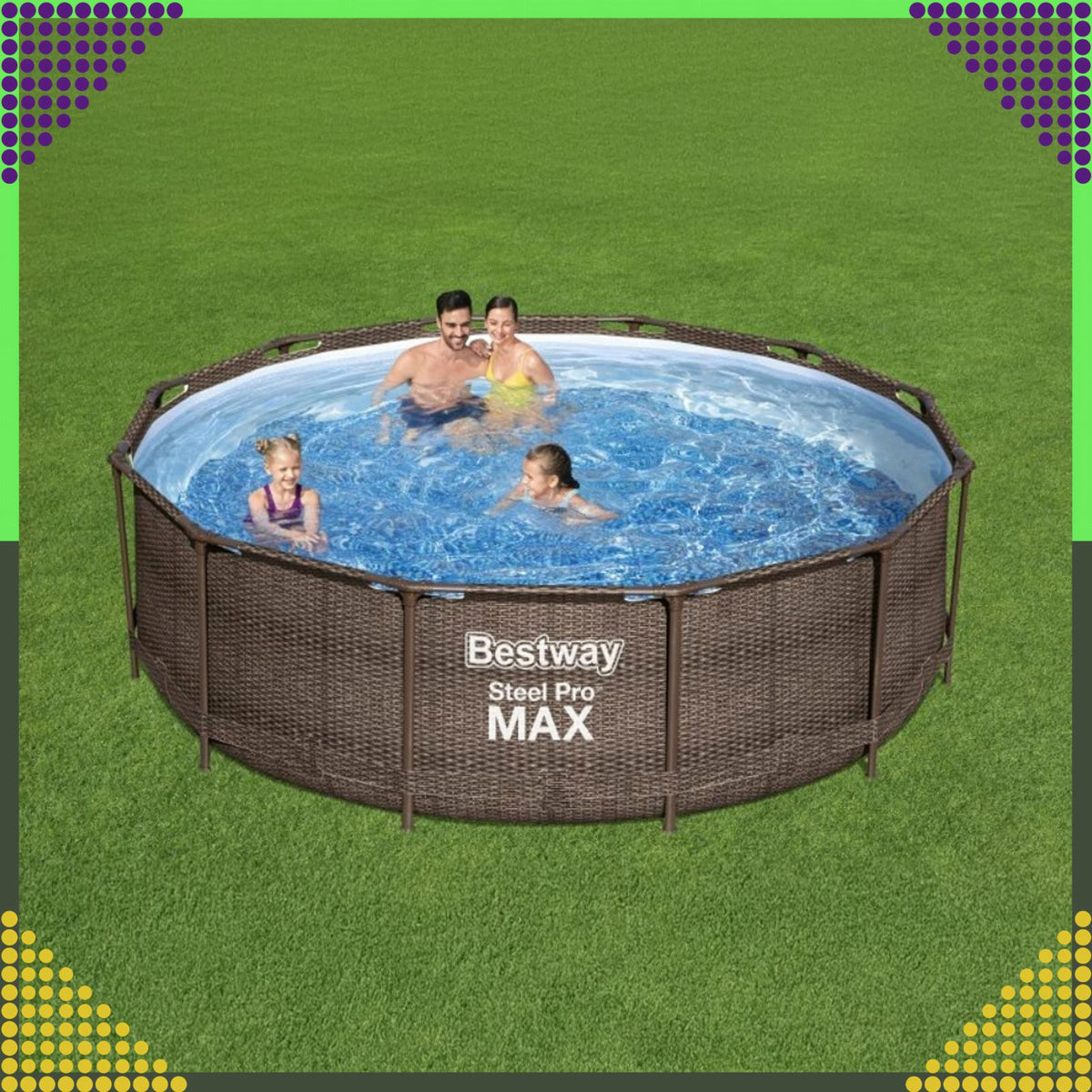 Bestway Steel Pro Max ümmargune karkassbassein 366 × 100 cm 56709