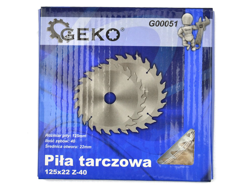 Circular saw blade for wood, 125 x 22 mm, 40T