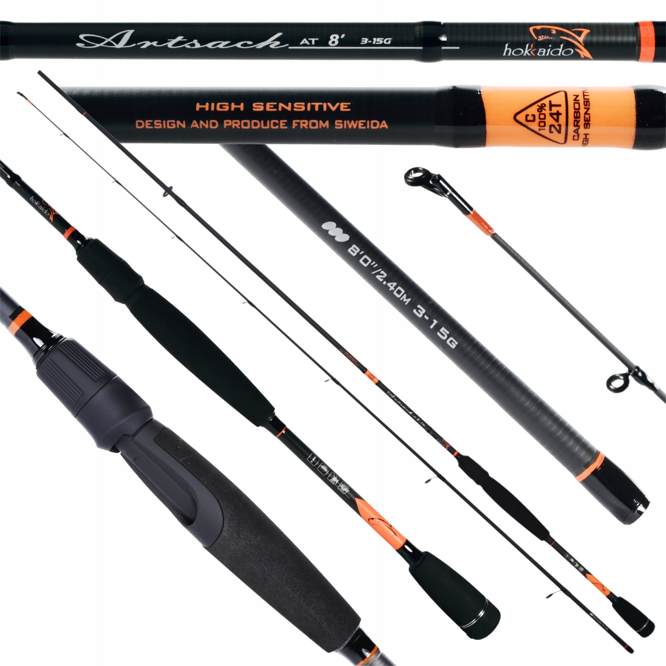 Artsach Spinning Rod AT 3-15g 2.4m