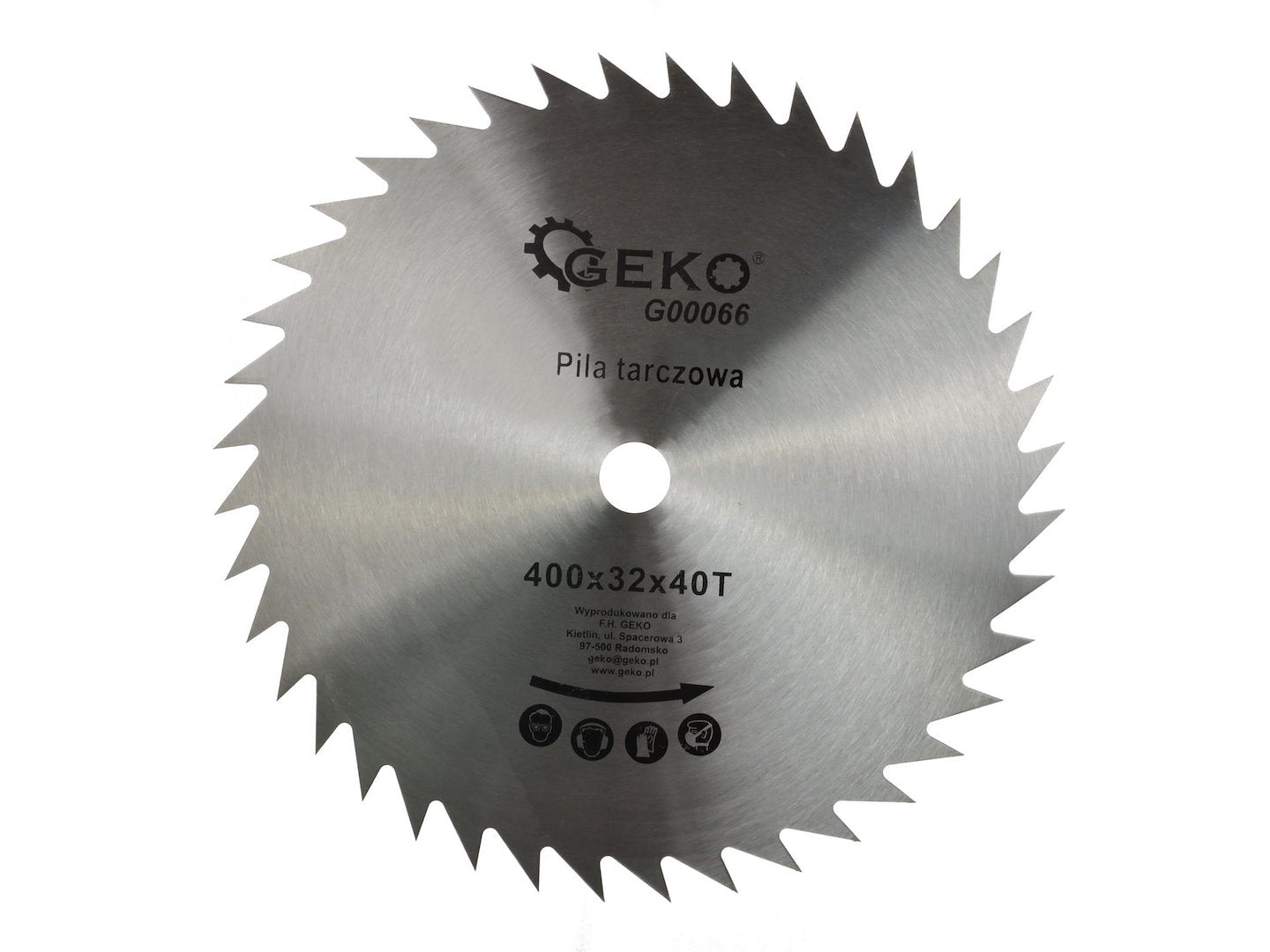 GEKO Circular Saw Blade for Wood 400 mm x 32 mm, 40T