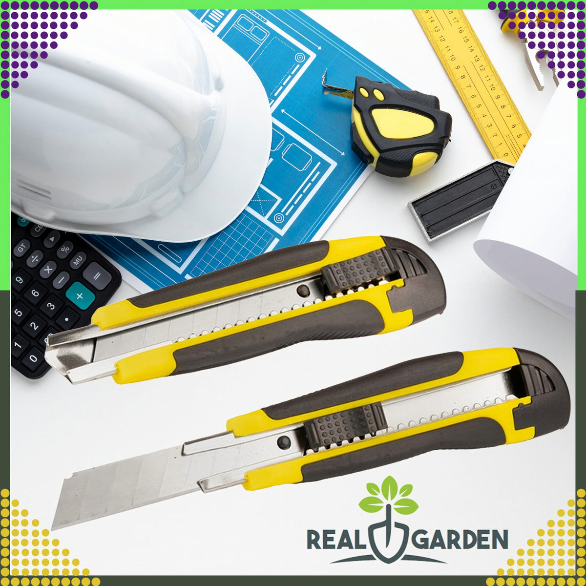 Universal Wallpaper Utility Knife with 18mm Snap-Off Blade