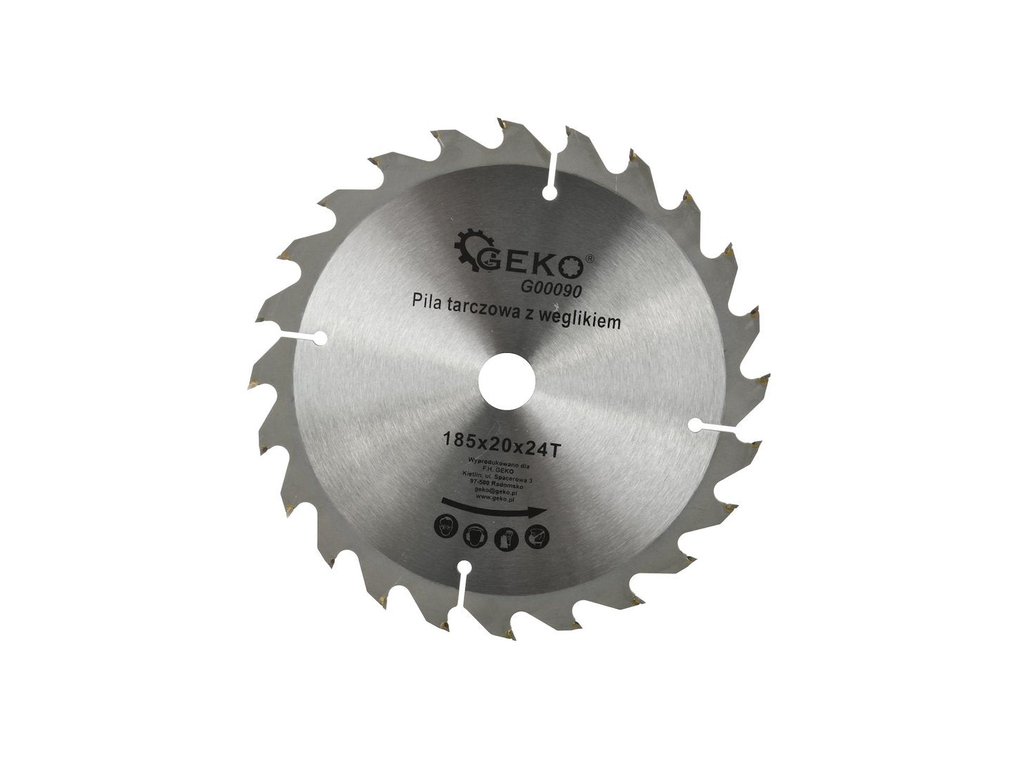 TCT Circular Saw Blade for Wood – 185 mm x 20 mm, 24T
