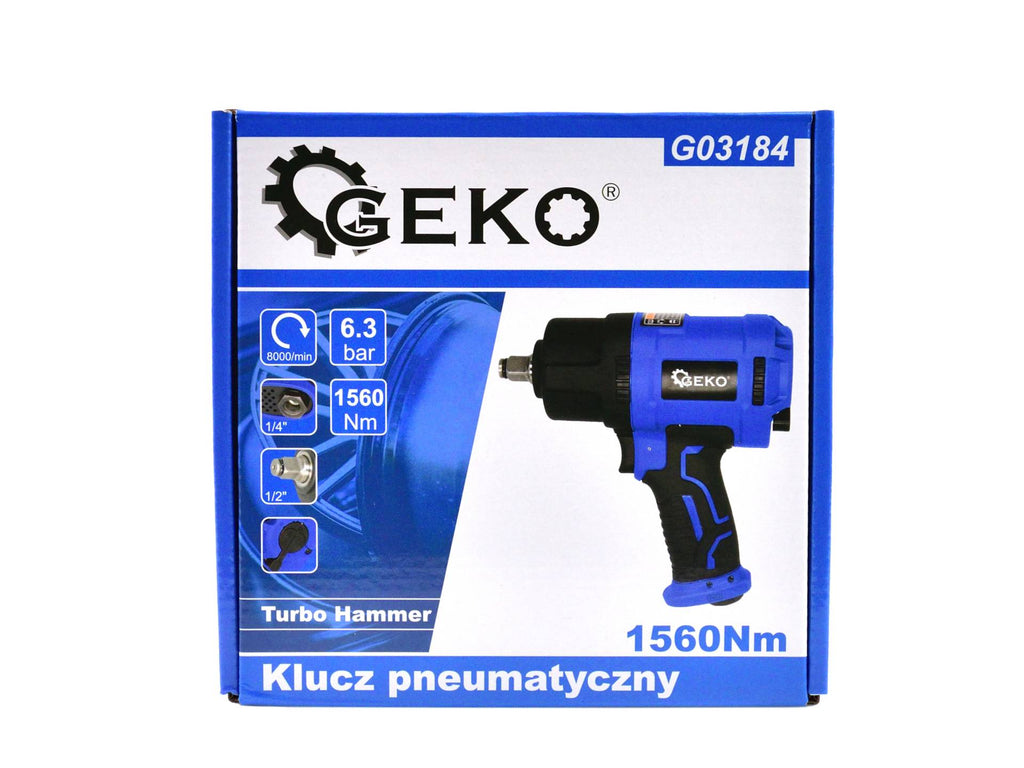 Air Impact Wrench 1/2" 1560 Nm Turbo Hammer