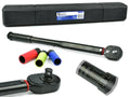 1/2" Torque Wrench 28 - 210 Nm + Socket Set Black HD