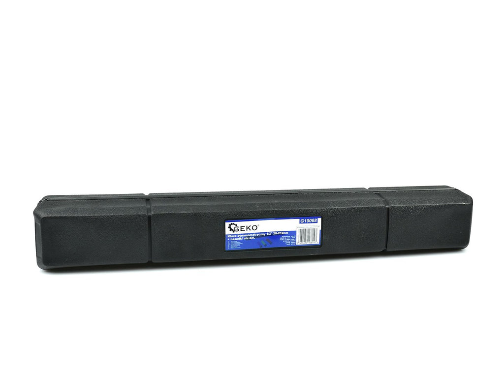 1/2" Torque Wrench 28 - 210 Nm + Socket Set Black HD