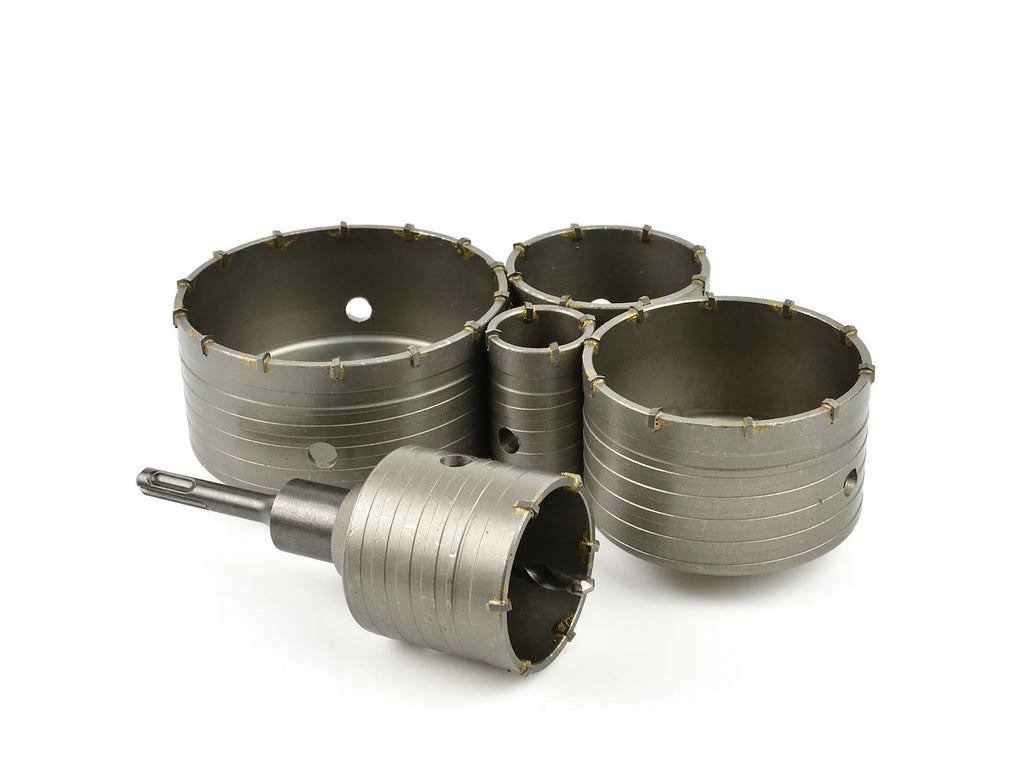 6 pcs SDS hole saws, blow case