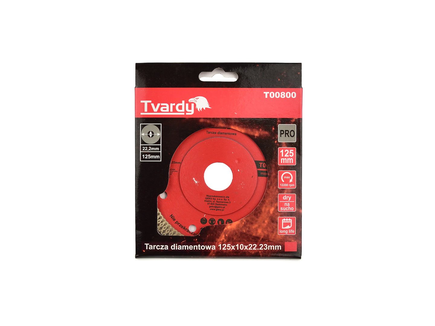 Diamond blade 125 x 10 x 22.23 mm, universal for tiles