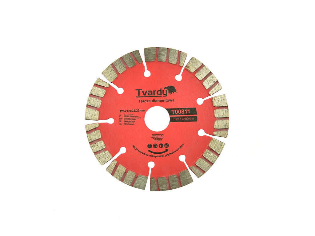 Segmented diamond blade 125x12 mm