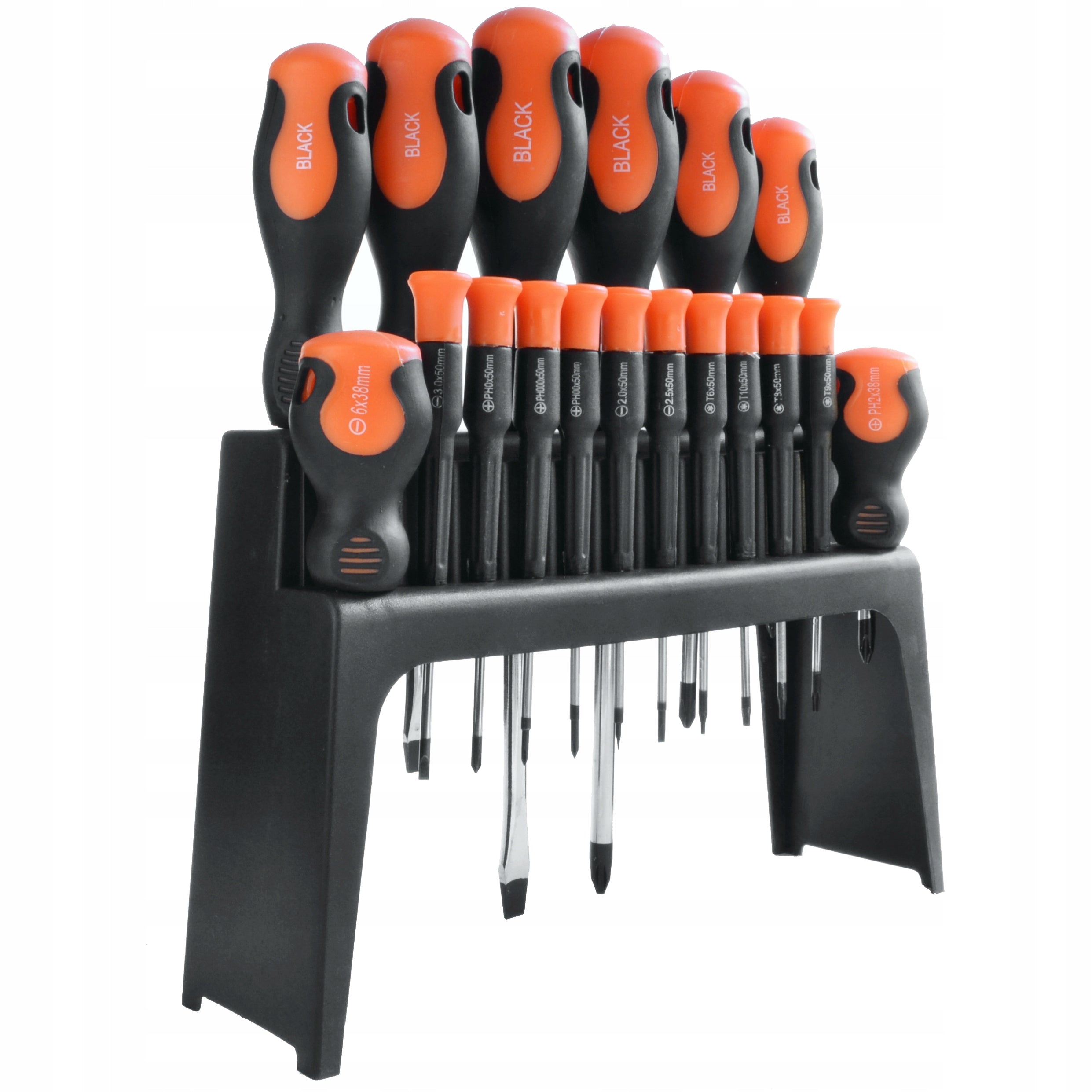 18-Piece Magnetic Screwdriver Set with Stand, Flat and Phillips Heads