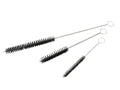 Set of brushes for injector seats and glow plugs