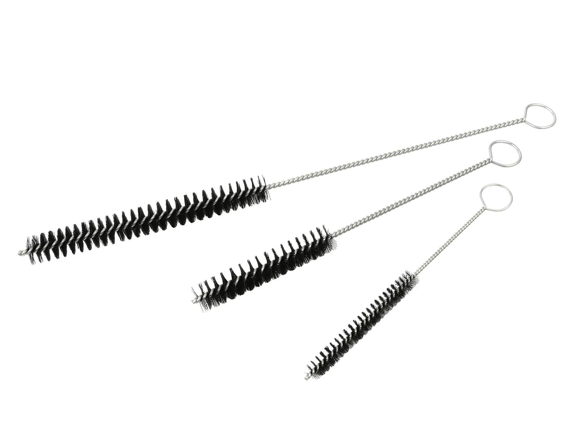 Set of brushes for injector seats and glow plugs