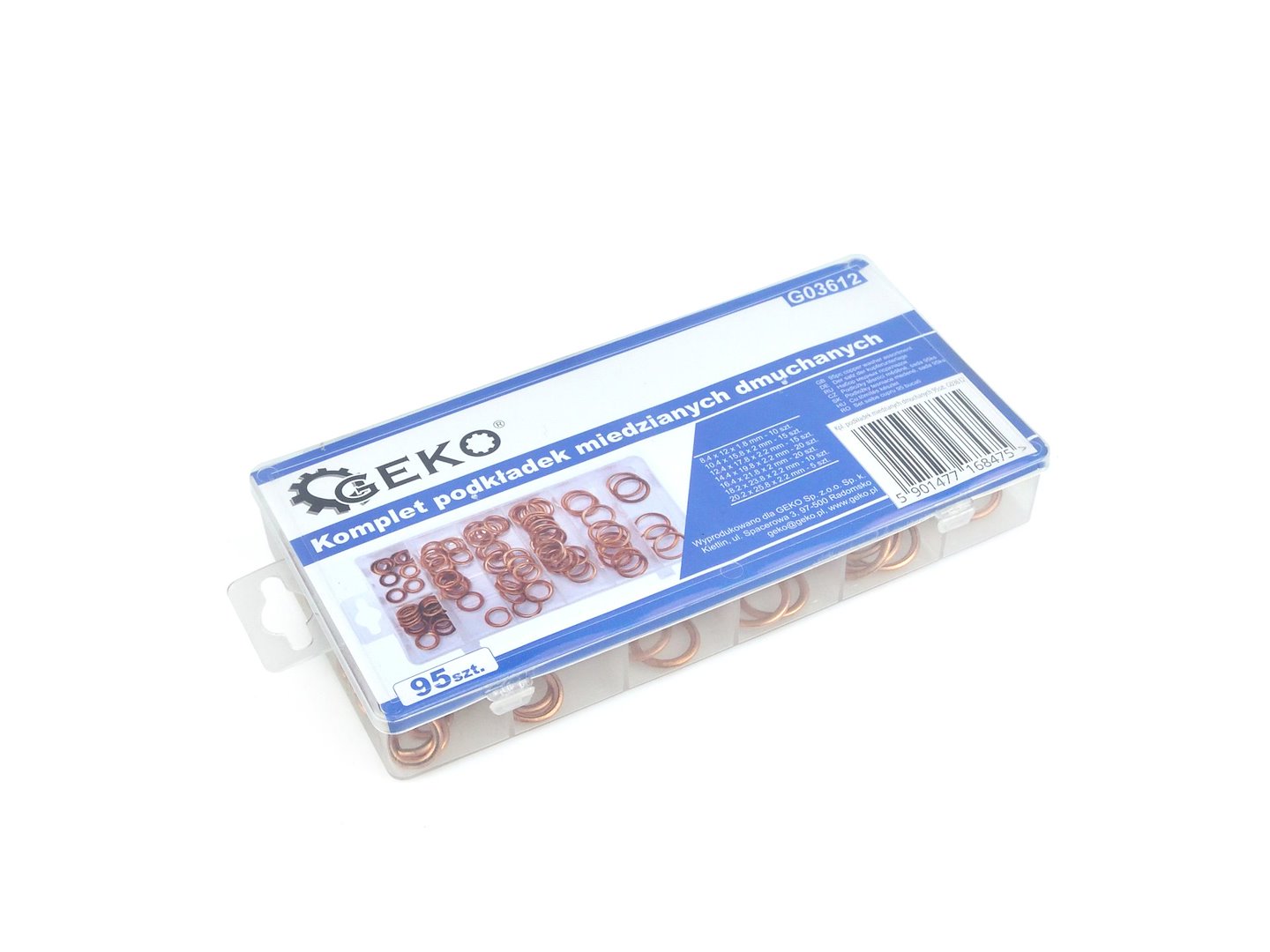 95-piece inflatable copper washer set