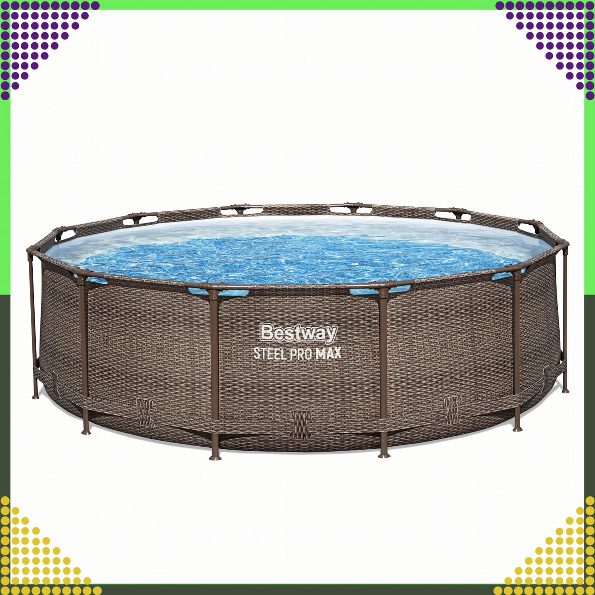Bestway Steel Pro Max ümmargune karkassbassein 366 × 100 cm 56709