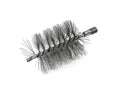 70 mm Metal Wire Brush for Cleaning Heat Exchangers and Pipes