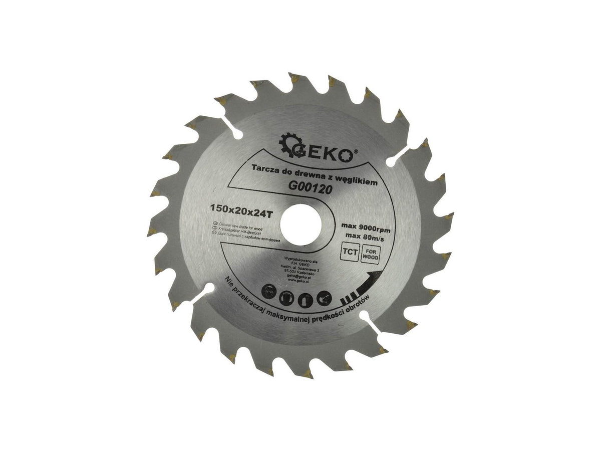 TCT circular saw blade for wood 150x20x24T