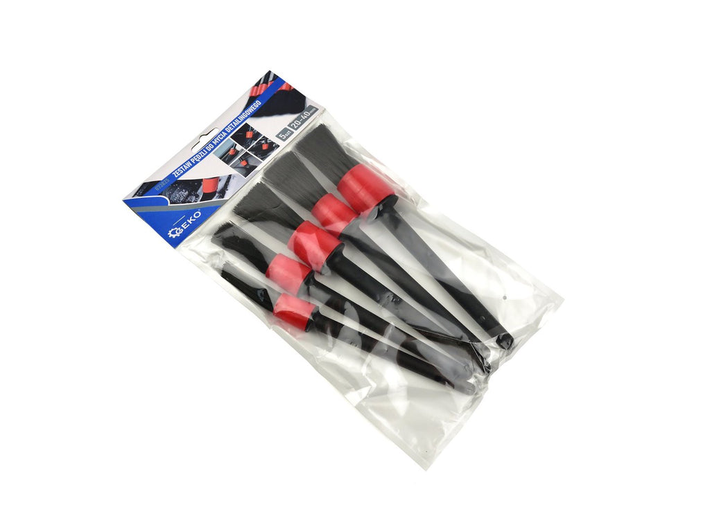Detailing cleaning brush set 20–40 mm, 5 pcs