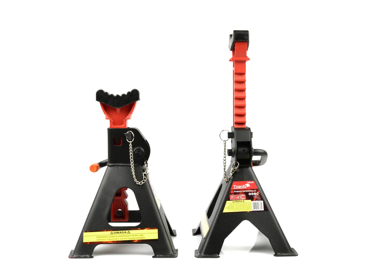 Jack Stands with Pin Block 3T, 2 pcs