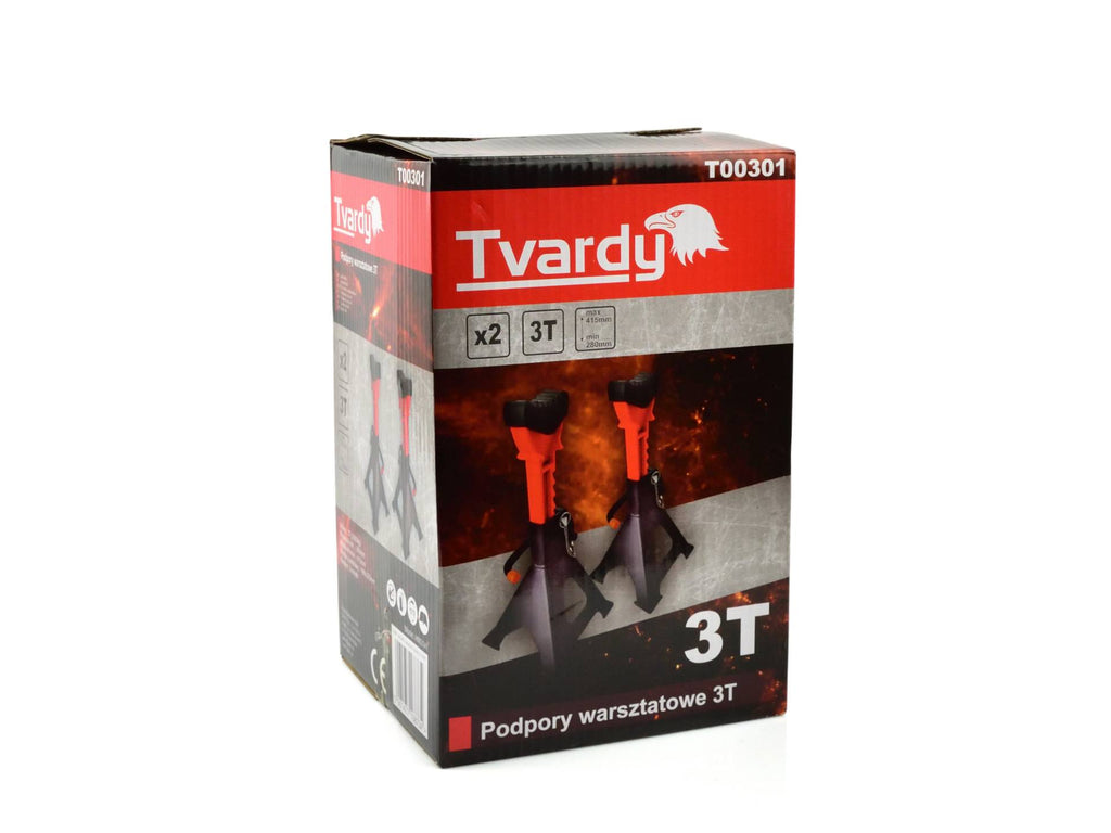 Jack Stands with Pin Block 3T, 2 pcs