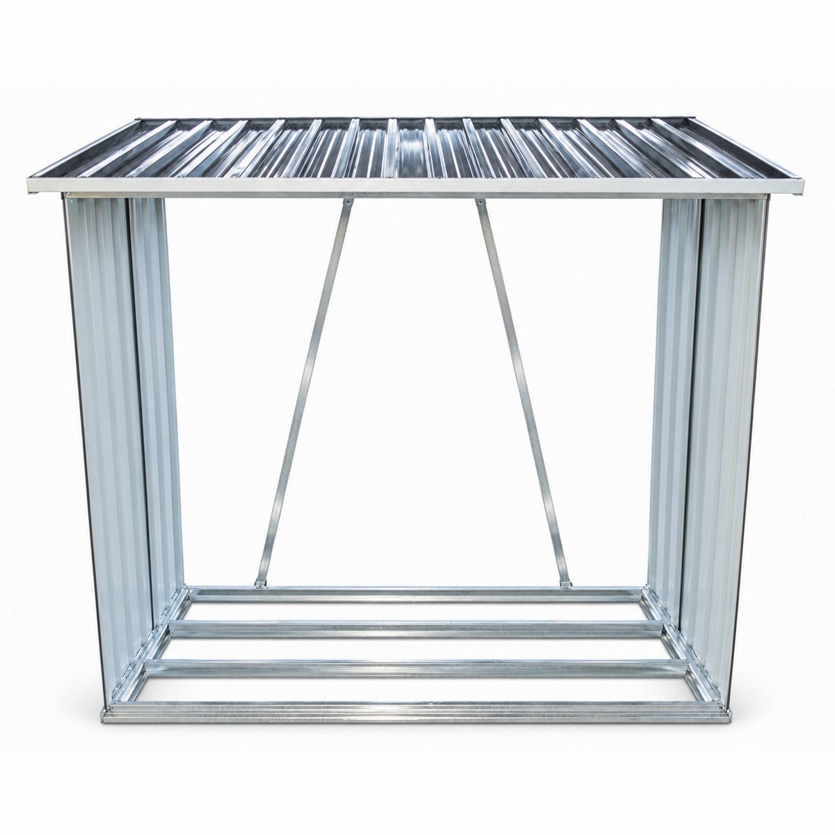 Metallist aia küttepuude hoiukuur 163 × 83 × 154 cm RC-K-2879