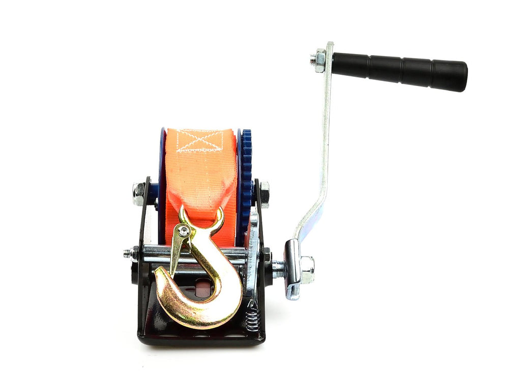 Hand Crank Winch with 5m Strap, 800 LBS