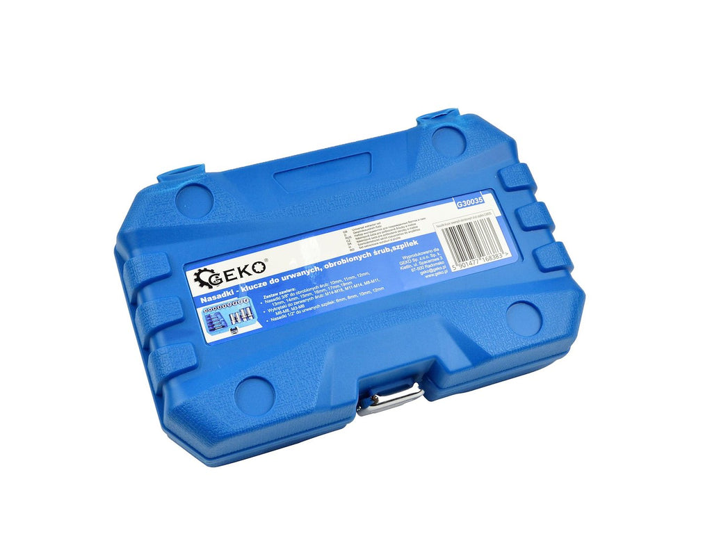 Set of extractors for screws and studs, 17 pcs.