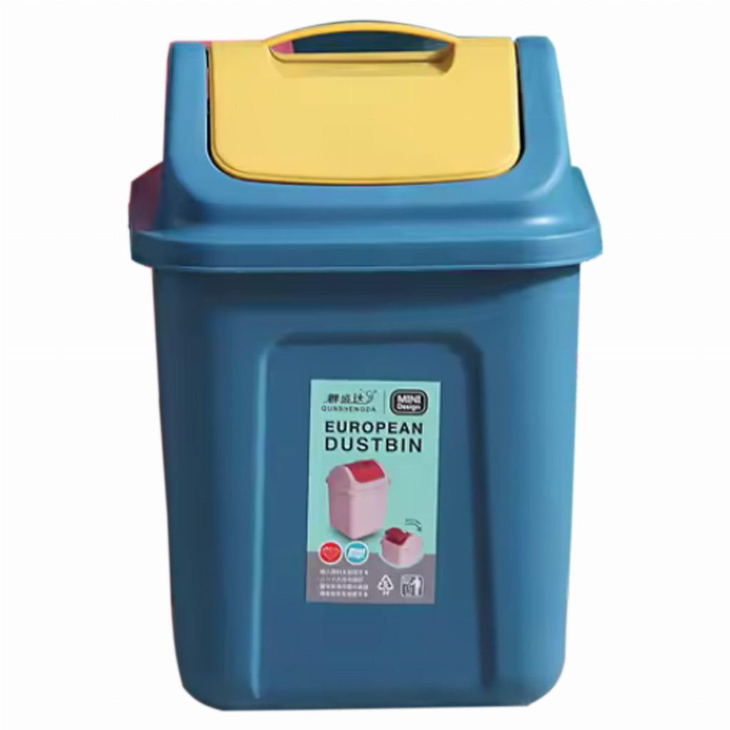 Plastic Waste Bin with Swing Lid 10 L