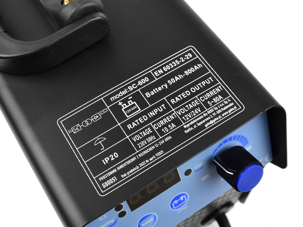 Inverter Battery Charger 12-24V 600A