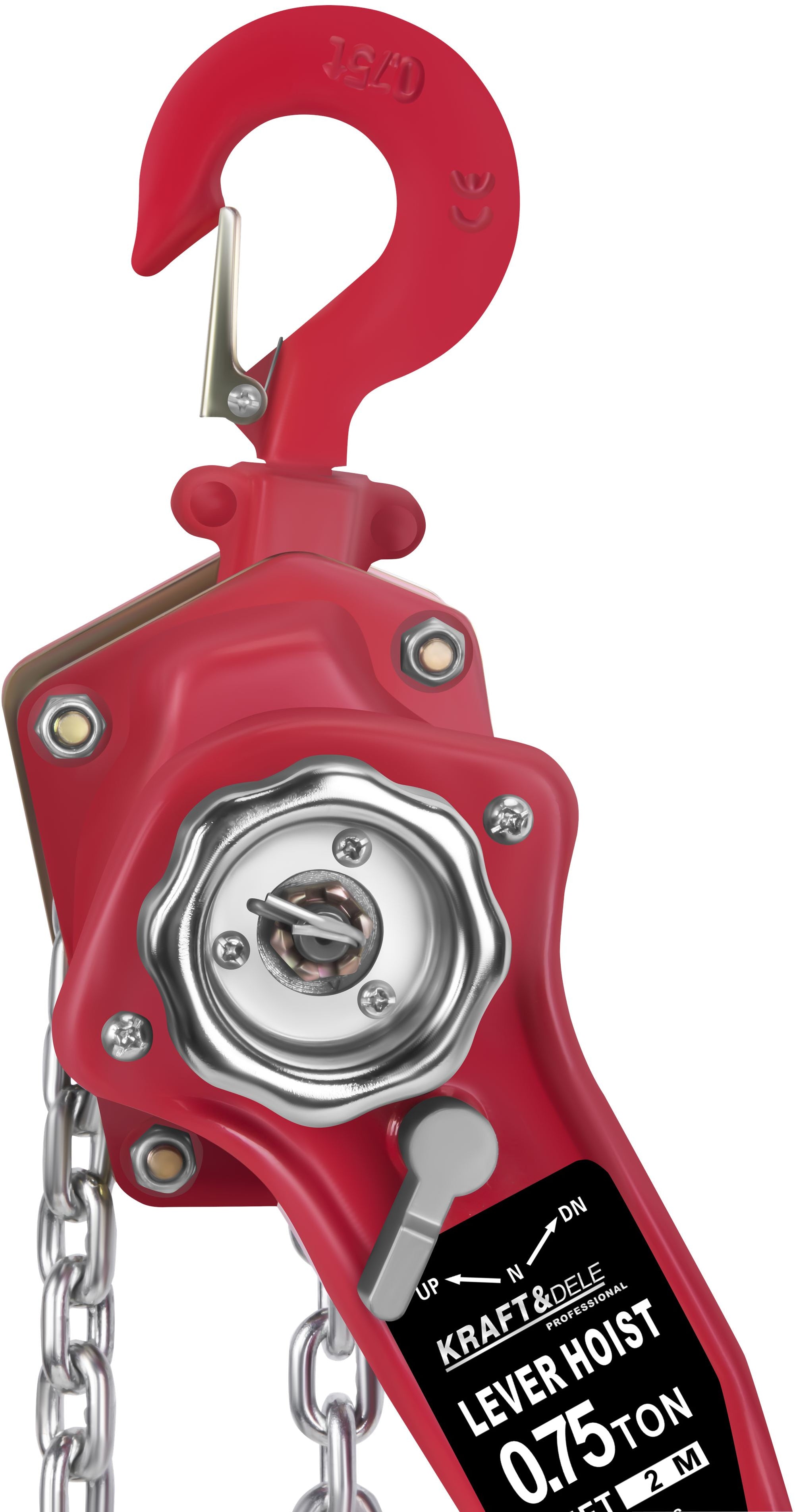 Chain winch with ratchet 750kg KD3506