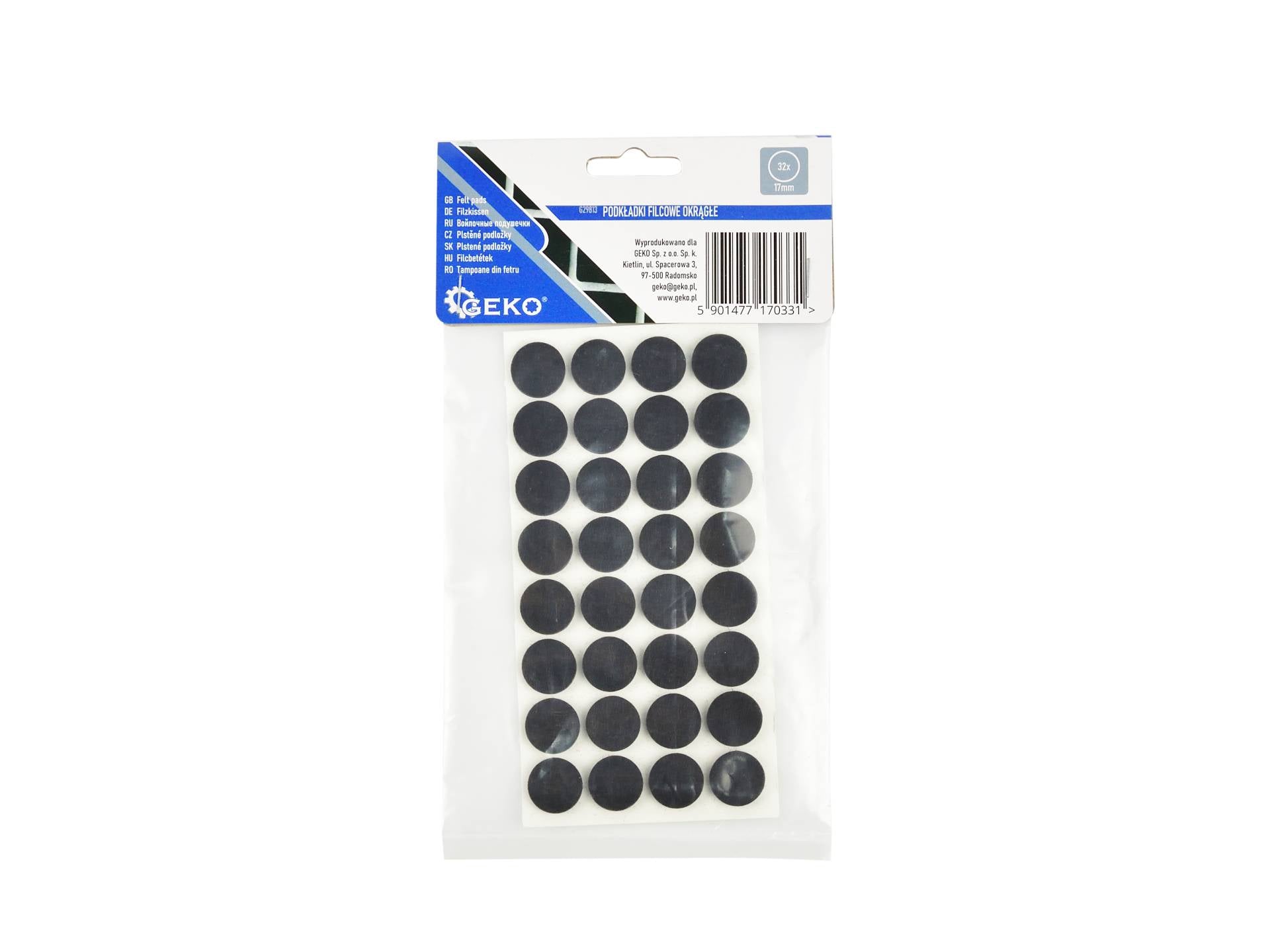 Felt Pads, 32 pcs, 17 mm