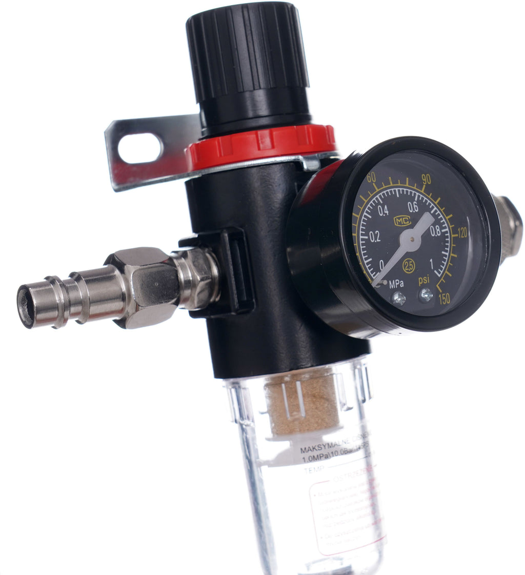 Pressure reducer with filter and drain 1/4" KD1497