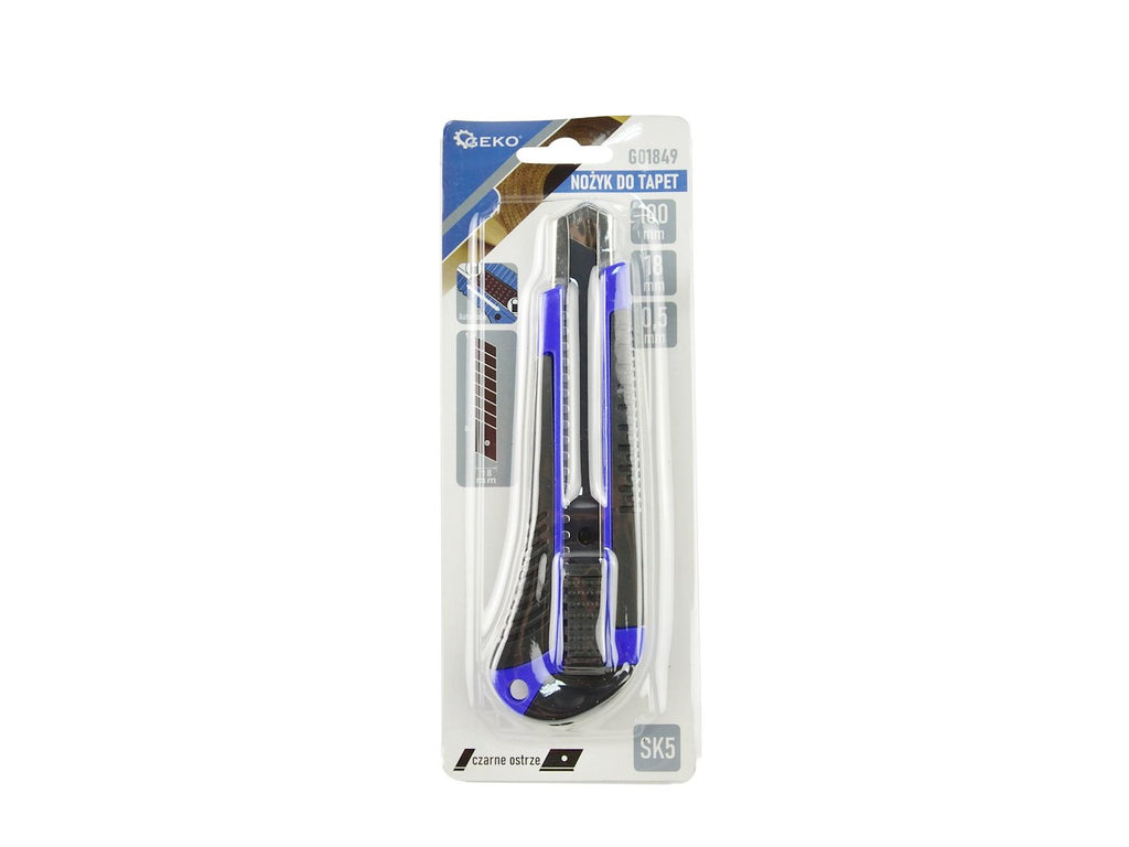 Utility Knife 100 x 18 x 0.5 mm SK5 (black blade)