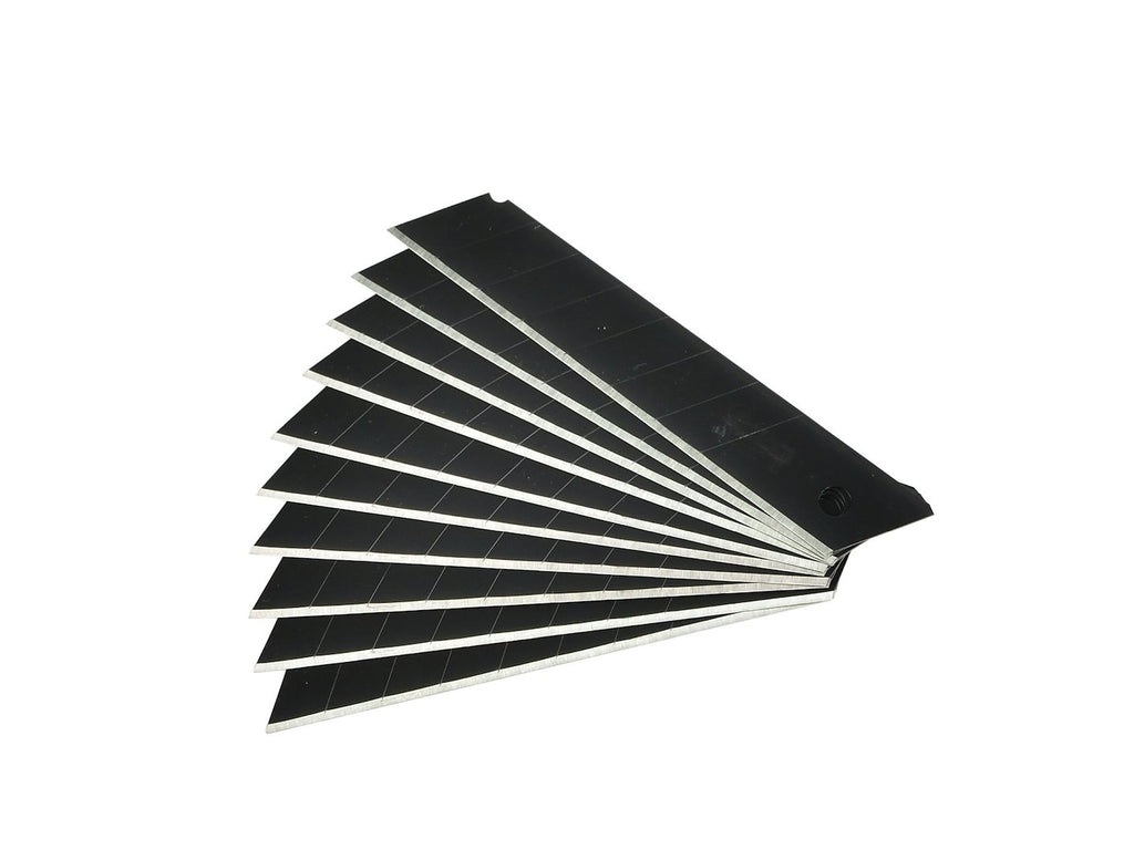 Blades for utility knifes 100x18x0.5mm SK5 (black blade) 10szt.
