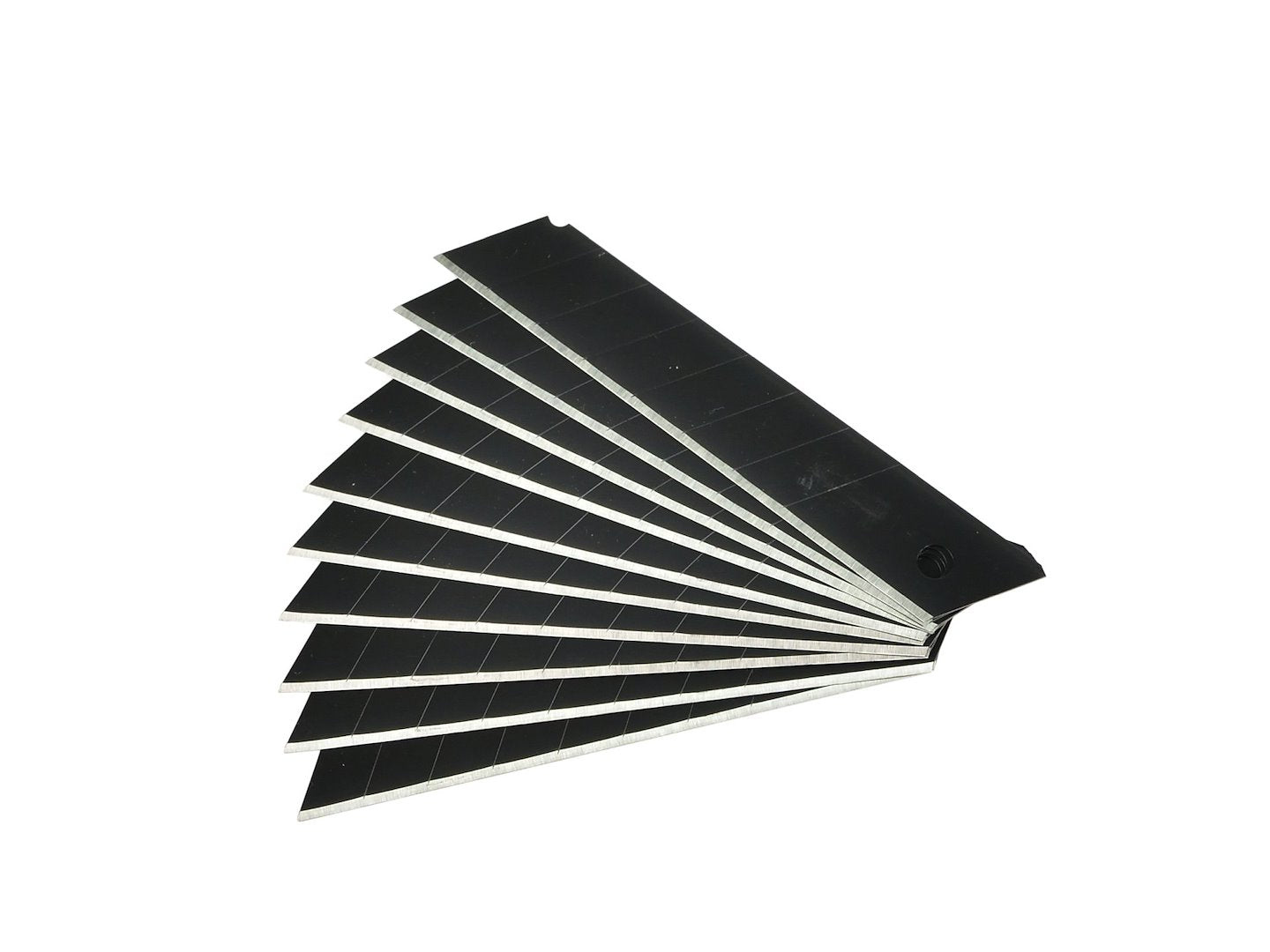 Blades for utility knifes 100x18x0.5mm SK5 (black blade) 10szt.