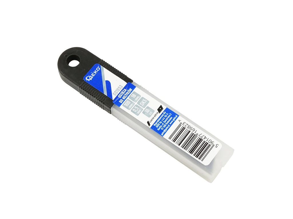 Blades for utility knifes 100x18x0.5mm SK5 (black blade) 10szt.