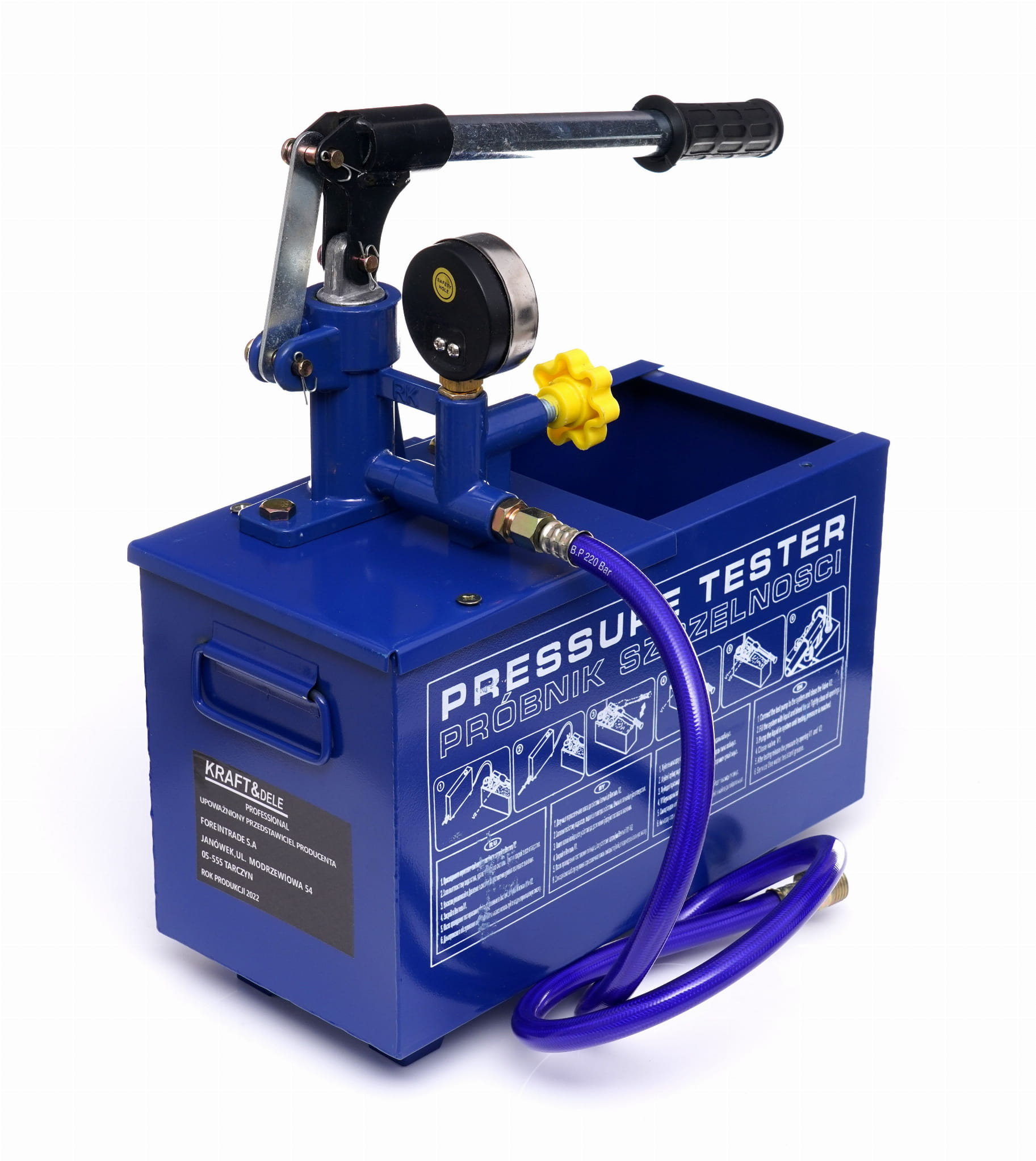 Kontrollpump survekatsetuseks 0-40kg / 30ml / 12L KD10479 (VC6)