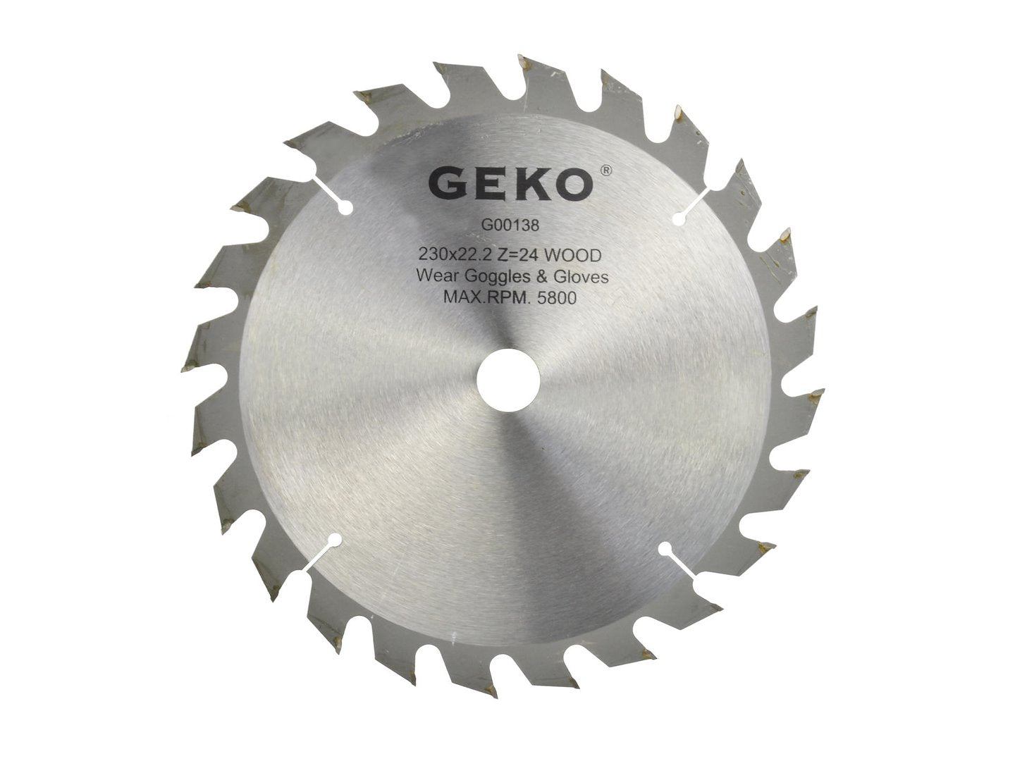 TCT Circular Saw Blade for Wood, 230 mm x 22 mm, 24T