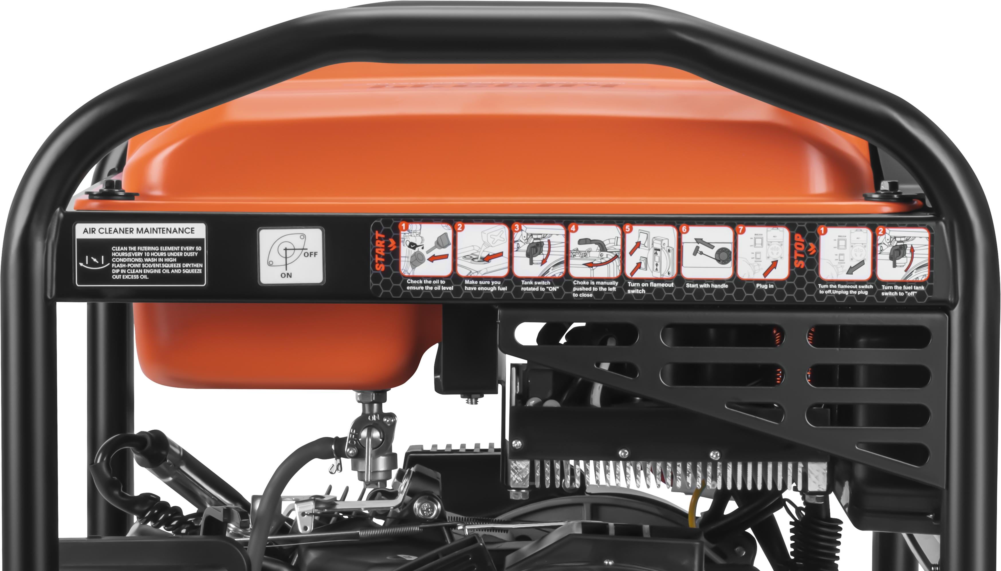 Inverter generator with welder 5.8/6.2kW KD3234