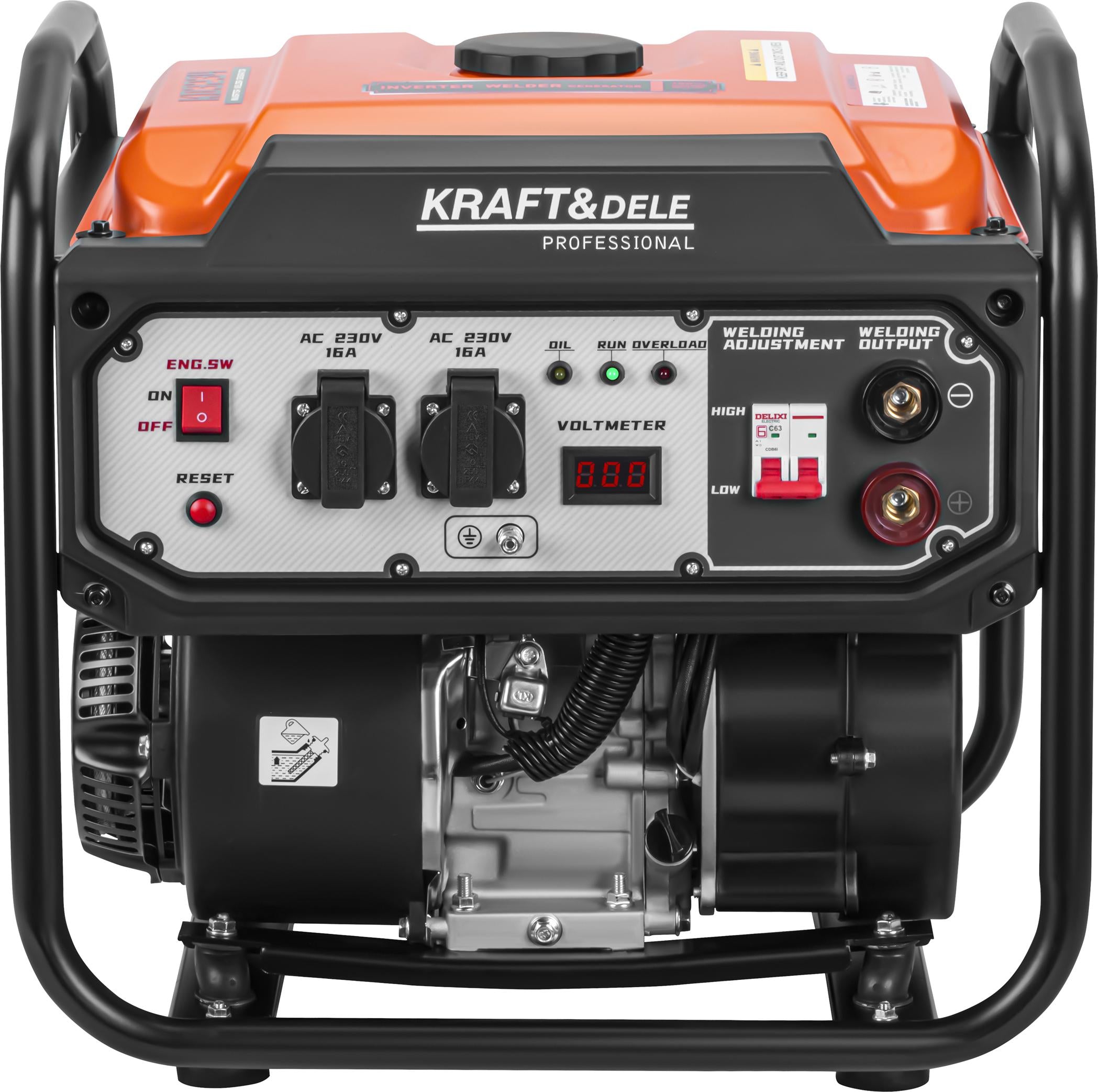 Inverter generator with welder 5.8/6.2kW KD3234