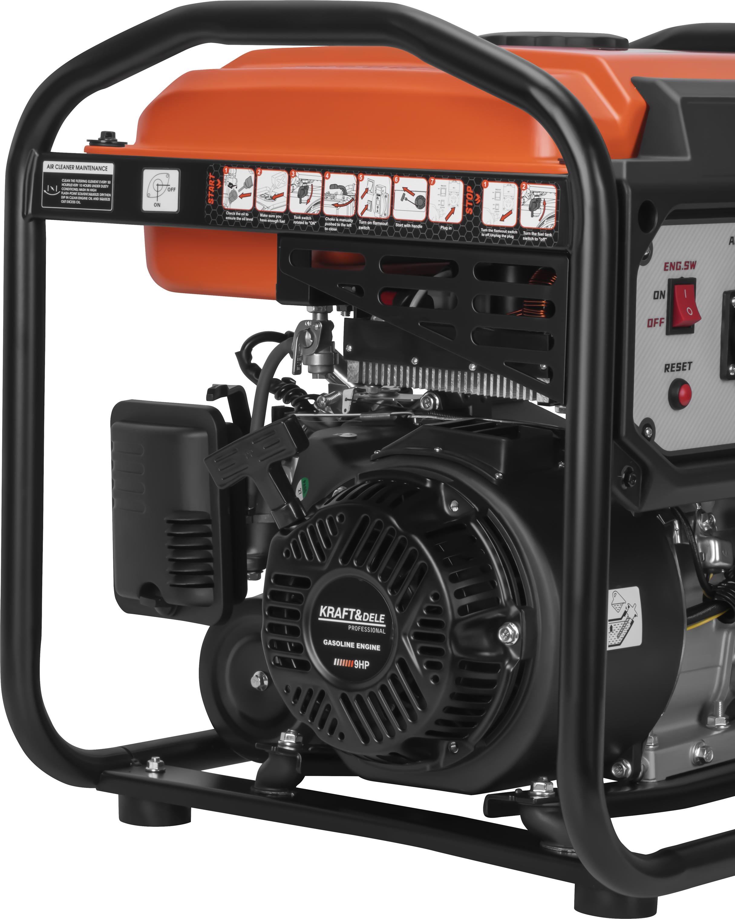 Inverter generator with welder 5.8/6.2kW KD3234
