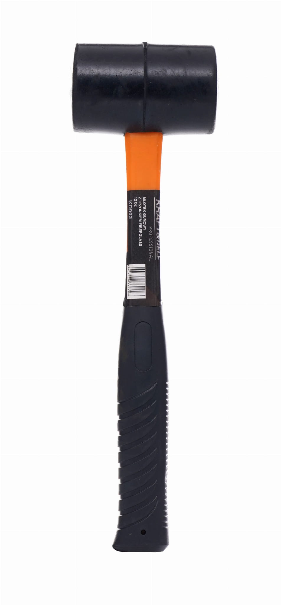 Rubber hammer with fiberglass handle KD902