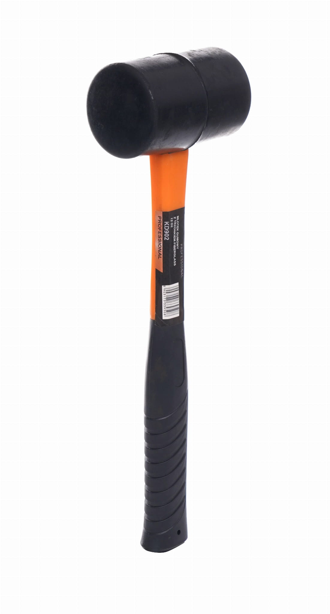 Rubber hammer with fiberglass handle KD902