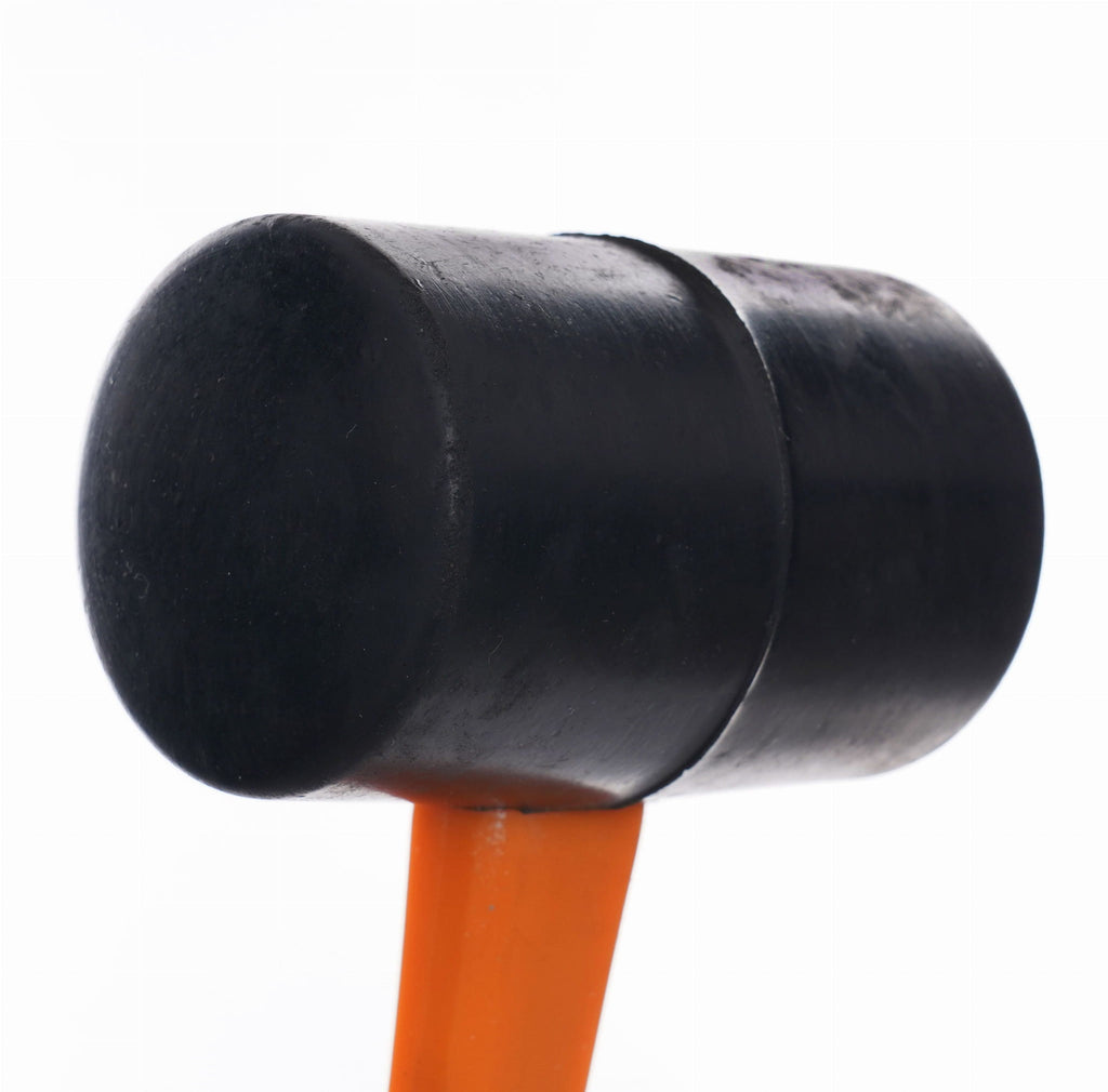 Rubber hammer with fiberglass handle KD902