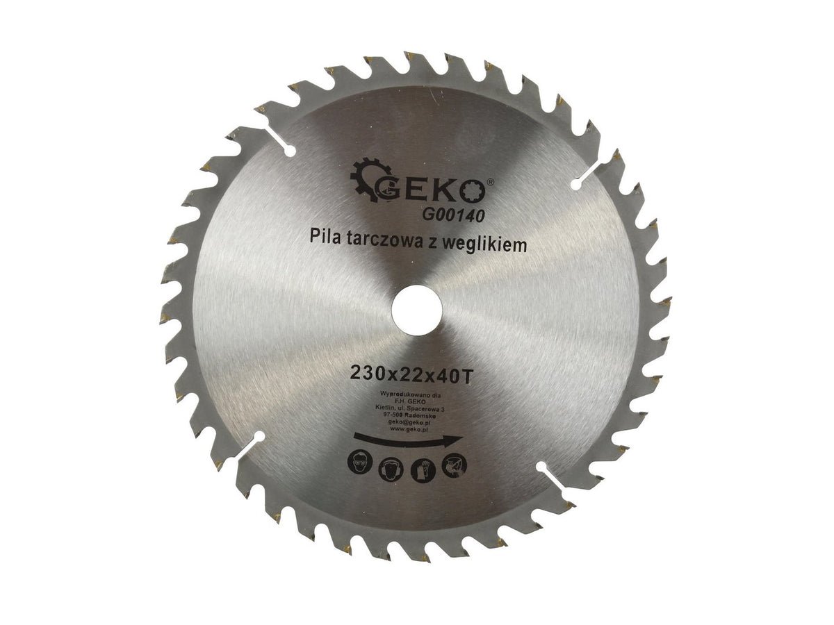 TCT circular saw blade for wood 230x22x40T